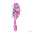 Bristle Nylon Hair Massage Comb - Curly Detangle Salon Hairbrush - lily supply