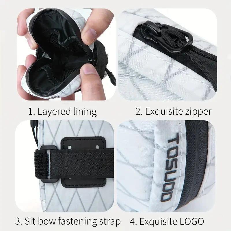 Mini Lightweight Cycling Tail Bag - Portable Bike Saddle Storage Tool Bag