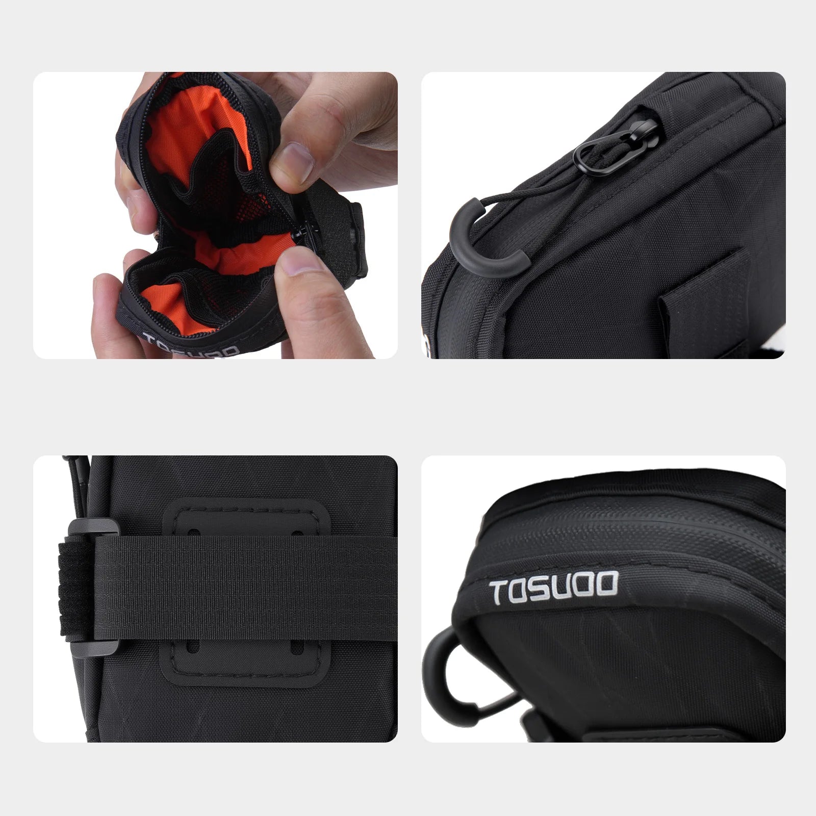 Mini Lightweight Cycling Tail Bag - Portable Bike Saddle Storage Tool Bag