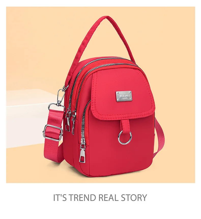 Women's Lightweight Phone Crossbody Tote Bag - Multi - Pocket Daily Outing Bag - lily supply