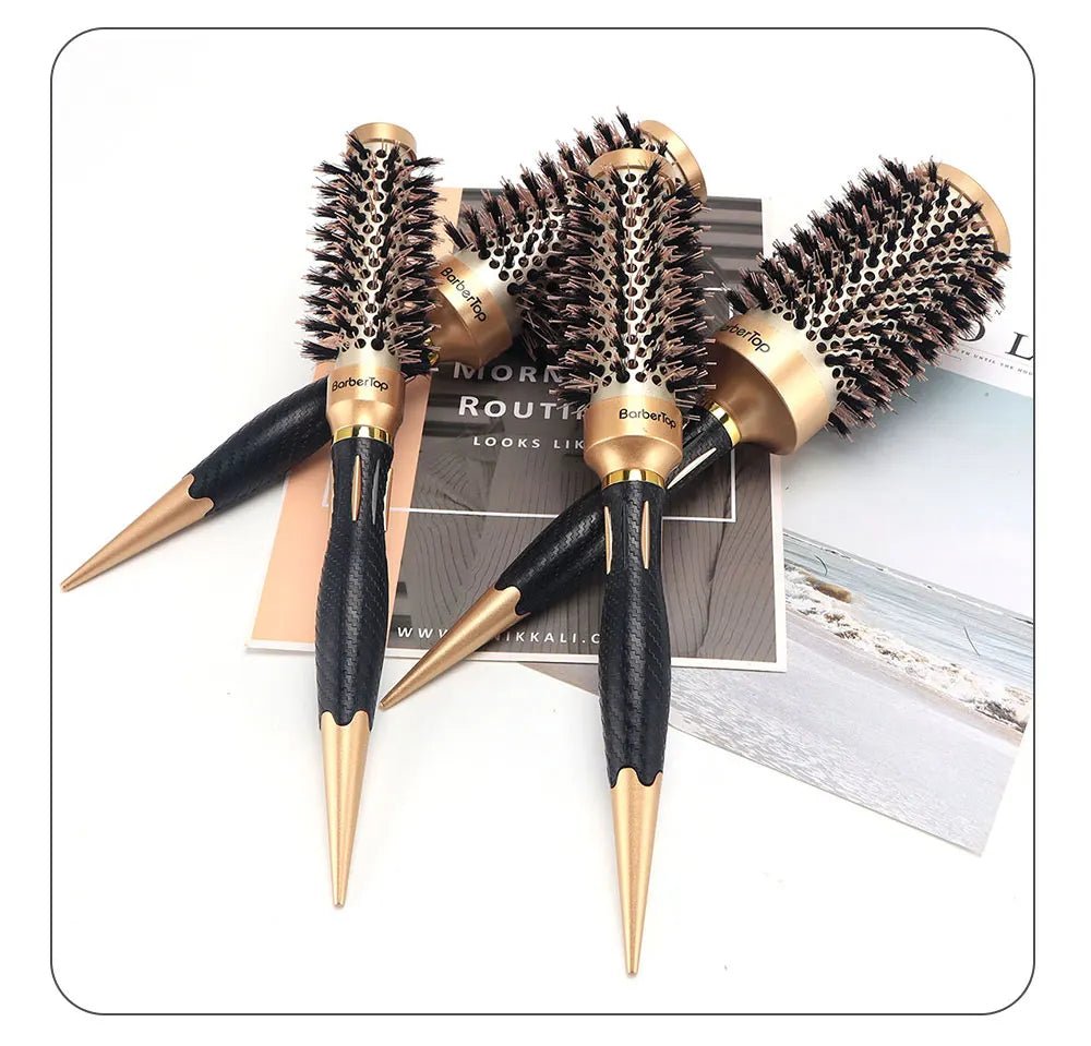 Anti - Static Salon Curling Styling Barber Comb - Wet Curly Hair Brush - lily supply