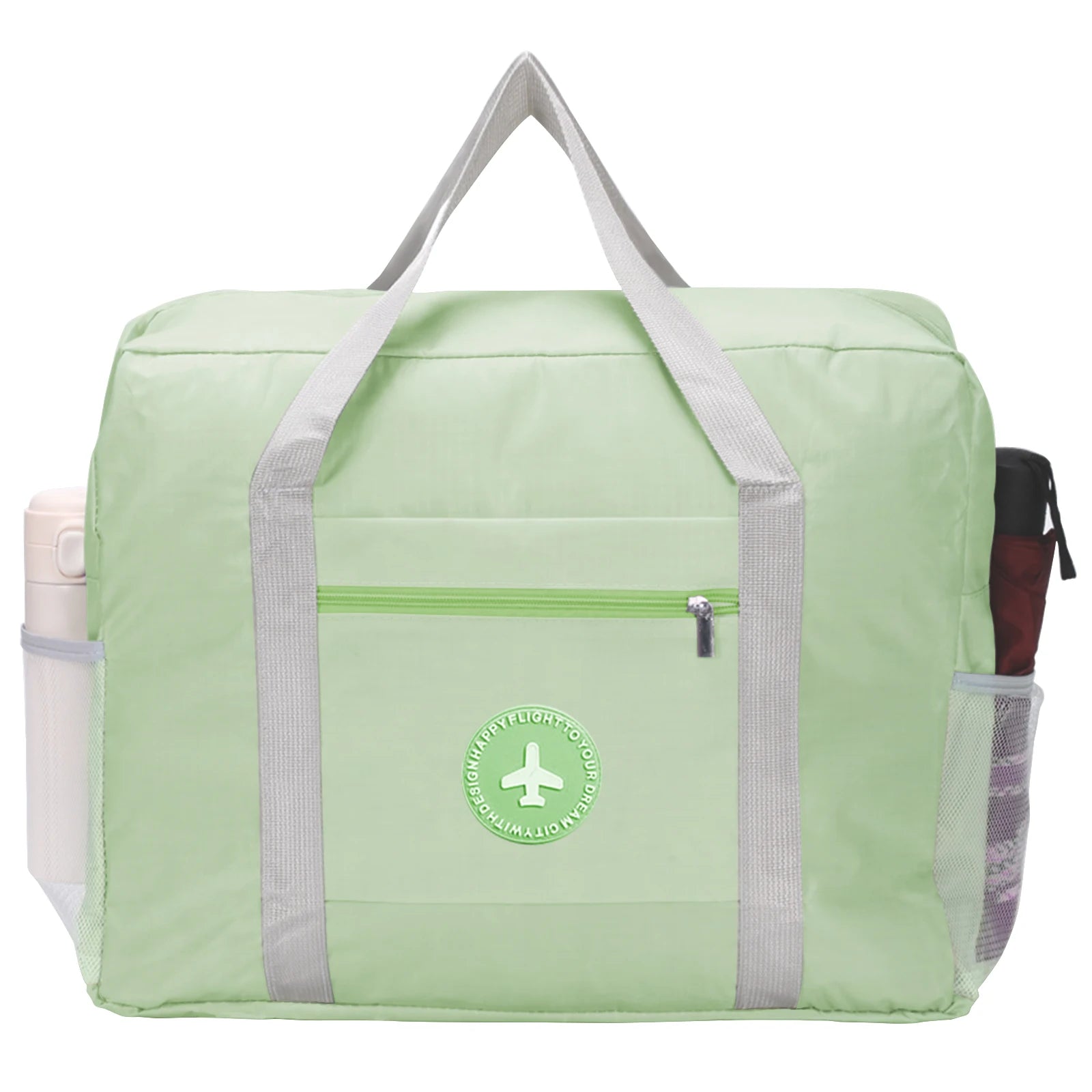 Travel Bag Foldable Duffle Bag for Women Men Carry On Tote Lightweight Sports Gym Tote Weekender Overnight Bag