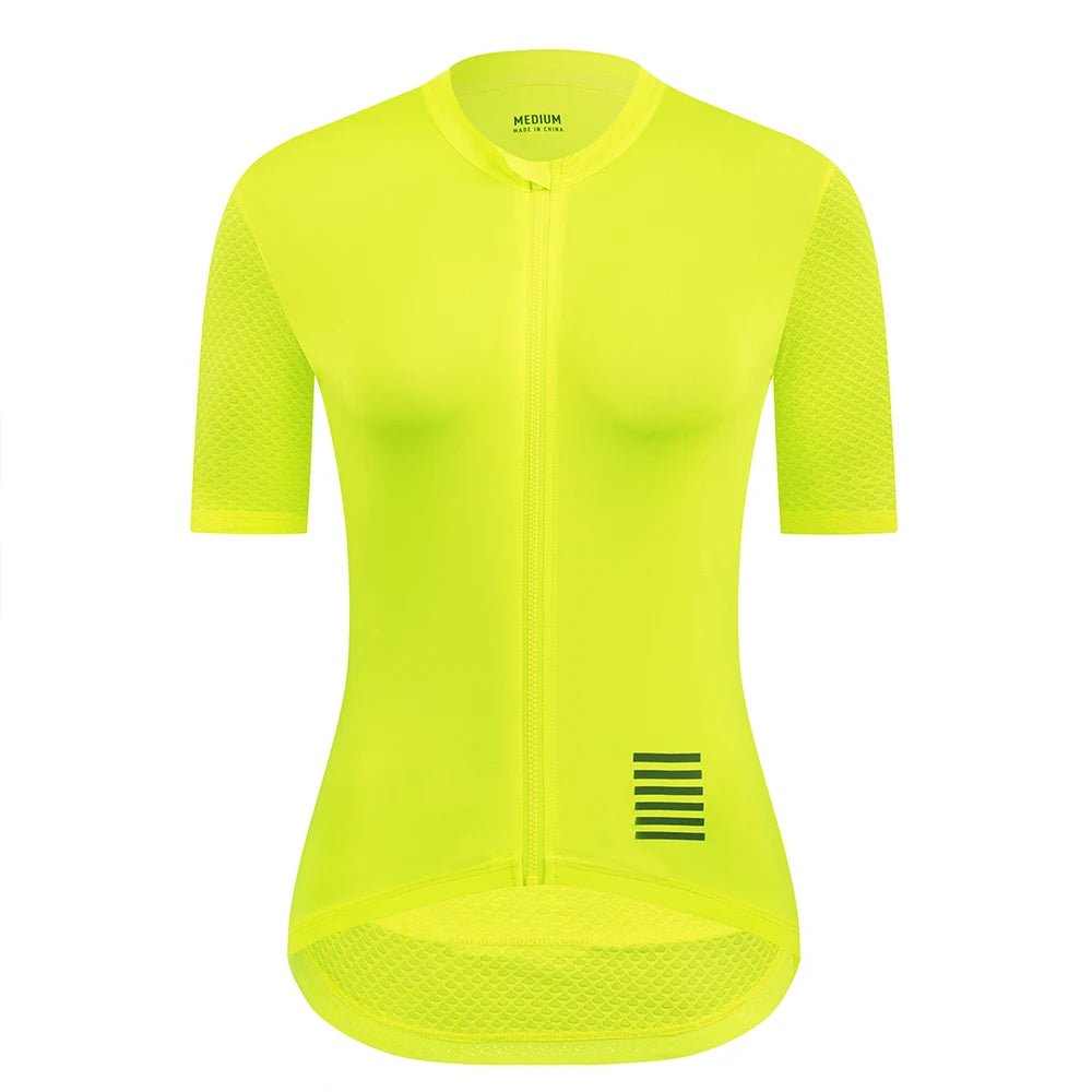 Women's Cycling Jersey | Short Sleeve Slim Fit Bike Shirt - Men's Clothing - lily supply