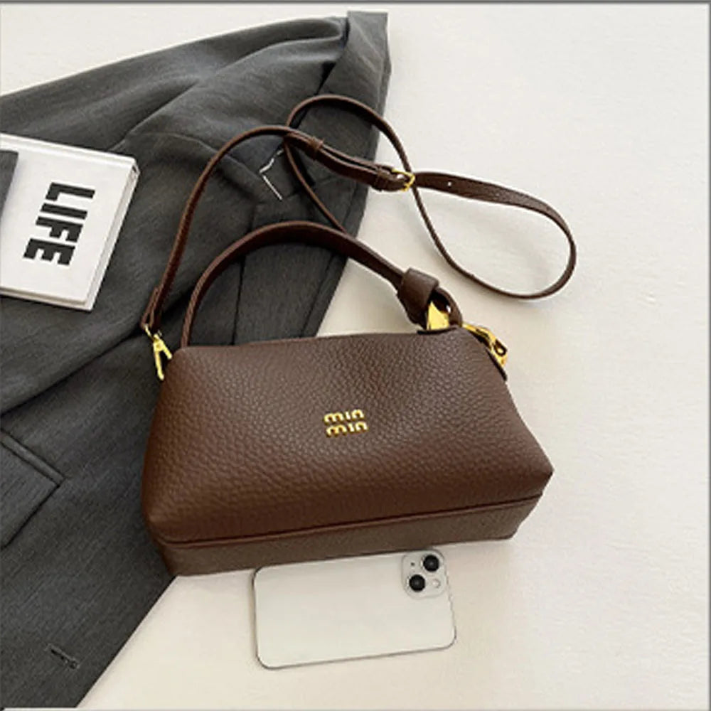 Women handbag with high-end feel, lunch box bag, work commuting texture, lunch box bag, shoulder bag, crossbody bag, hand-held