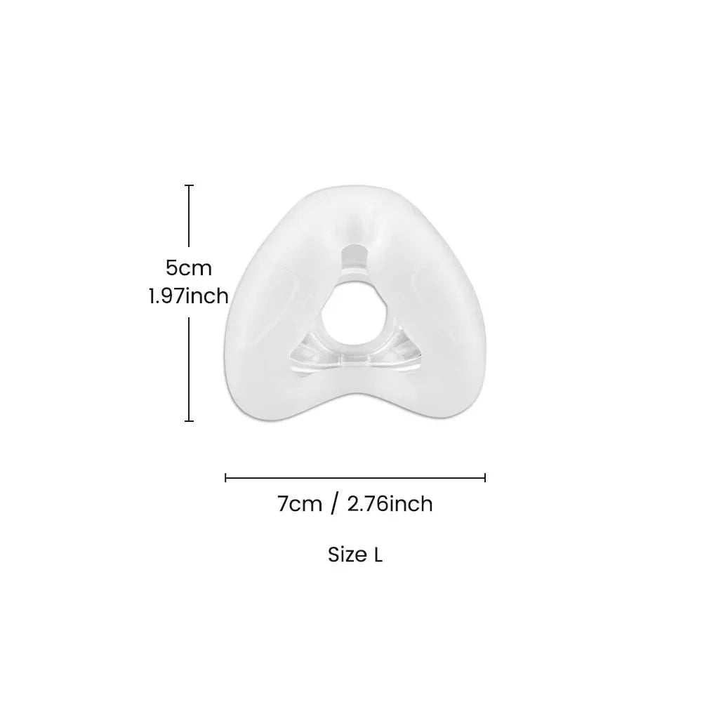 1/2pcs Nasal Cushion for Airfit N20 Silicone Replacement , Compatible with N20 Face Masks, AirfitN20 Mask Covering Nose，Soft - lily supply