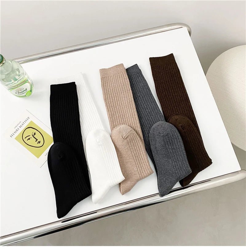 Women's Preppy Kawaii Cotton Knee High Socks – Sweet Long Socks - lily supply