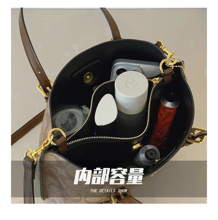 Women's Luxury Print Tote Bag - Large Capacity Shoulder Crossbody Purse