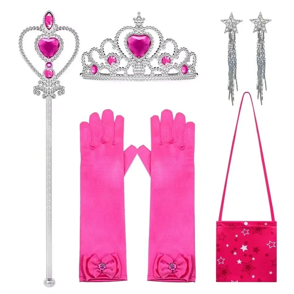 Girls Cowgirl Dress Girls Costume for Kids Girls Cosplay Birthday Party Princess Pink Halloween Carnival For Girls Top Trousers - lily supply