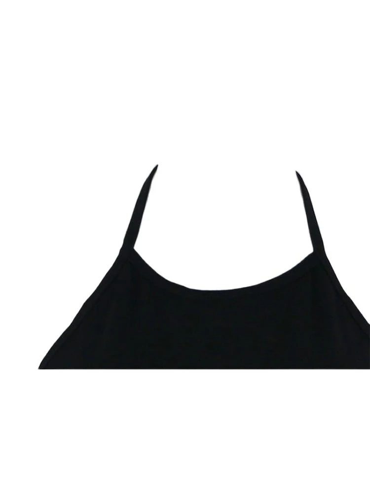Women's Funny Letter Print Strapless Crop Top
