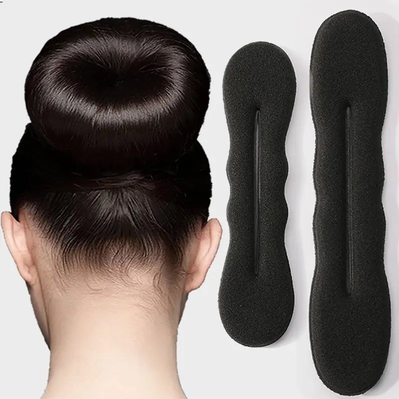 Sponge Loop Curly Hair Maker - Twist Donut Bun Curler Scrunchie - lily supply