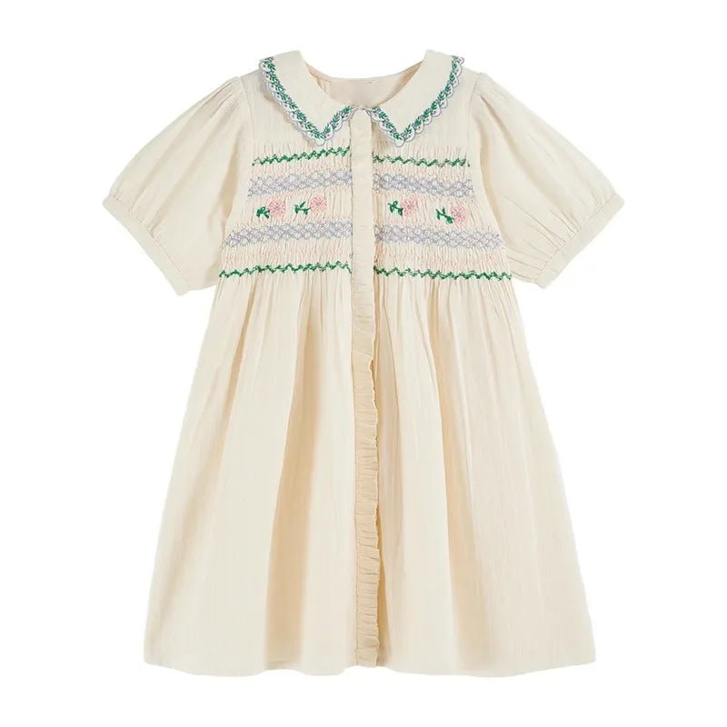 Kids Retro Print Summer Outfit Set | Top Tee & Shorts 2 - 12Y - lily supply