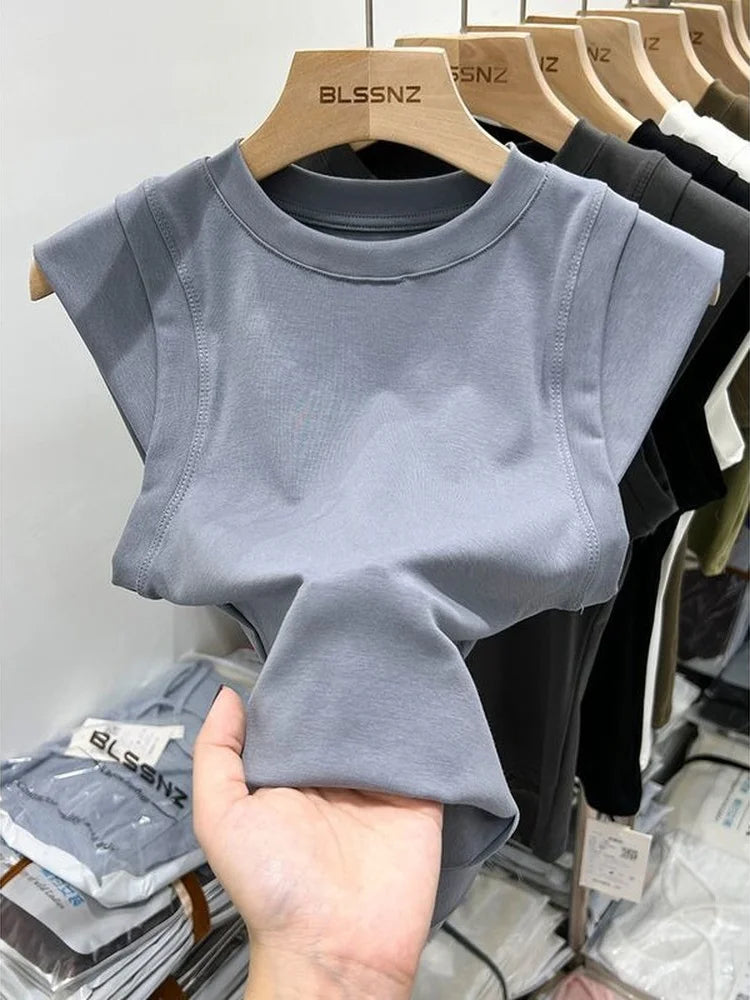 Women's Cotton Slim Long Sleeve Crop Top