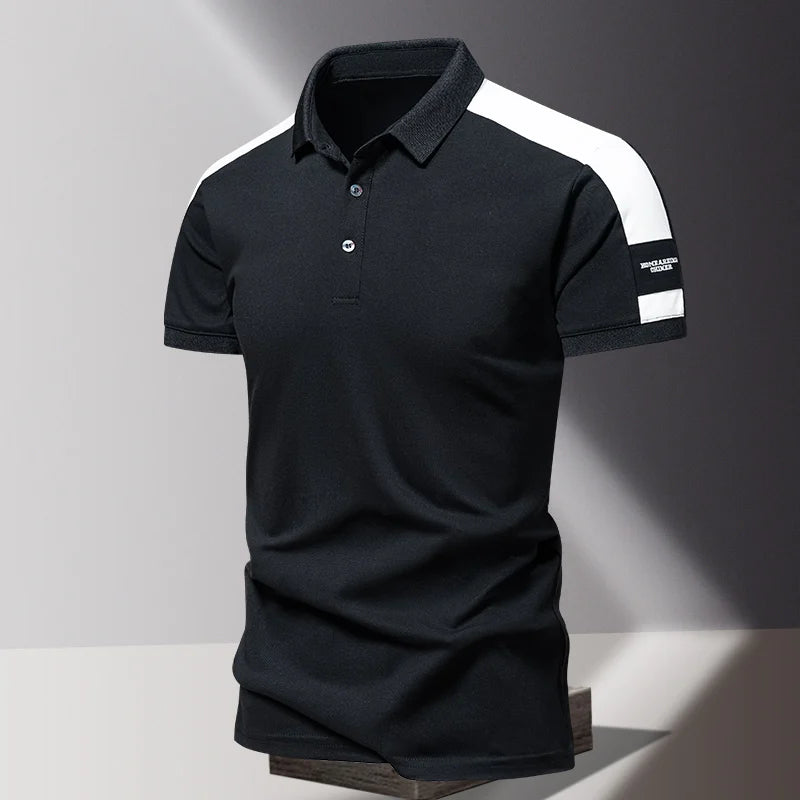 Men's Business Casual Breathable Polo Shirt