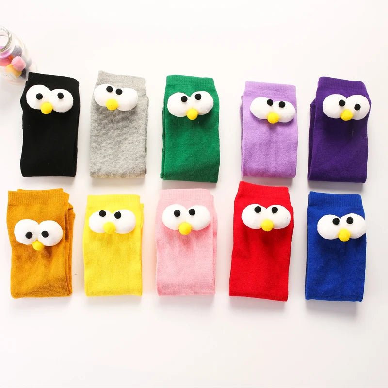 Women's 3D Eyes Funny Kawaii Socks - Harajuku Designer Cute Happy Gift Socks - lily supply
