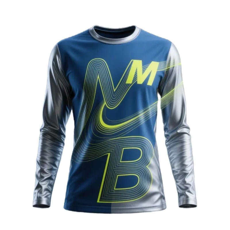Downhill MTB Cycling Jersey – Motocross Off - Road Bike Shirt - lily supply