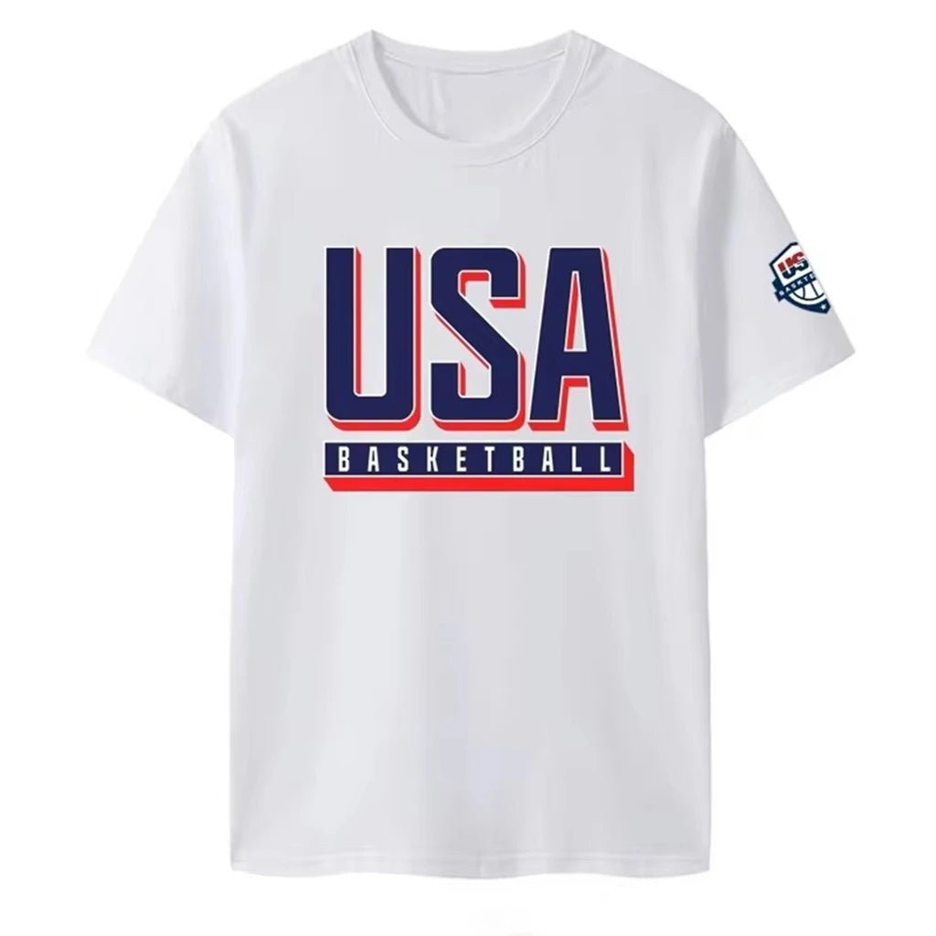 USA National Basketball Jersey – Short Sleeve Fan T-Shirt - lily supply
