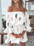 Women's Off Shoulder Floral Boho Backless Blouse