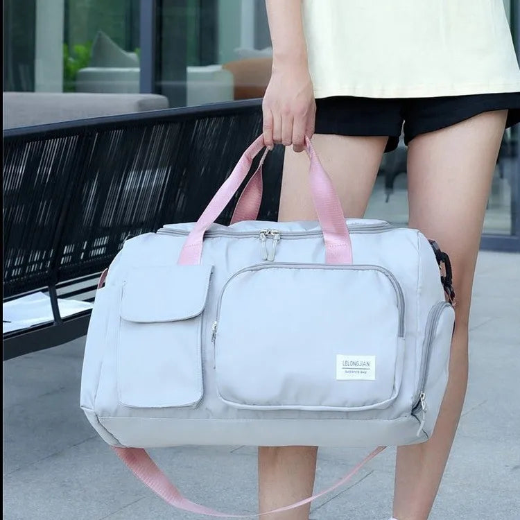 New Women Travel Bag Shoulder Bag Duffle Bag Large Multi-functional Bags For Girls Female Bag Big Capacity Sports Storage