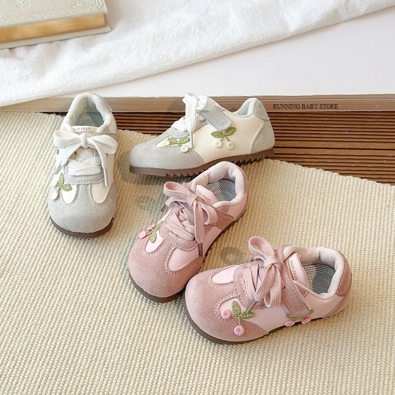 Girl Sneakers For Spring Children Shoes Girls Fashion Sports Shoes Princess Non - slip Comfortable Walking Shoes Kids Flowers - lily supply