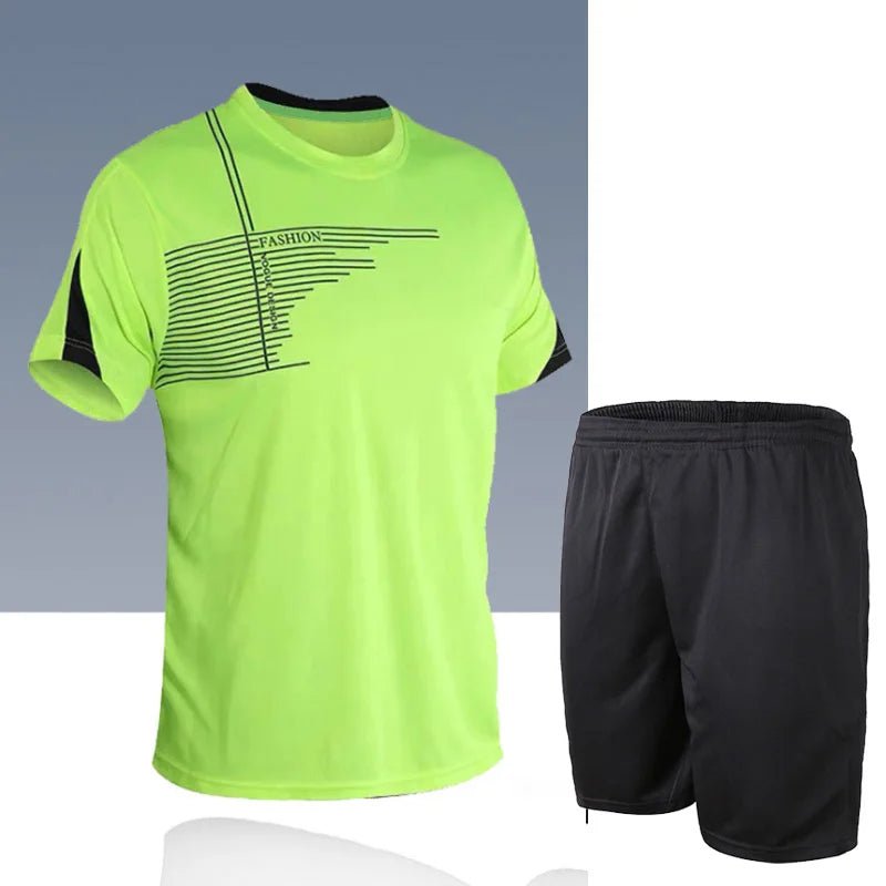 Men’s Football Training Set – Jersey & Shorts 2 - Piece Kit - lily supply