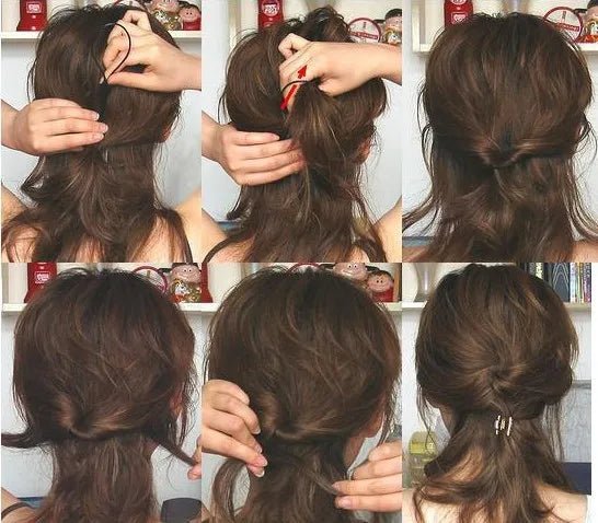 Sponge Loop Curly Hair Maker - Twist Donut Bun Curler Scrunchie - lily supply