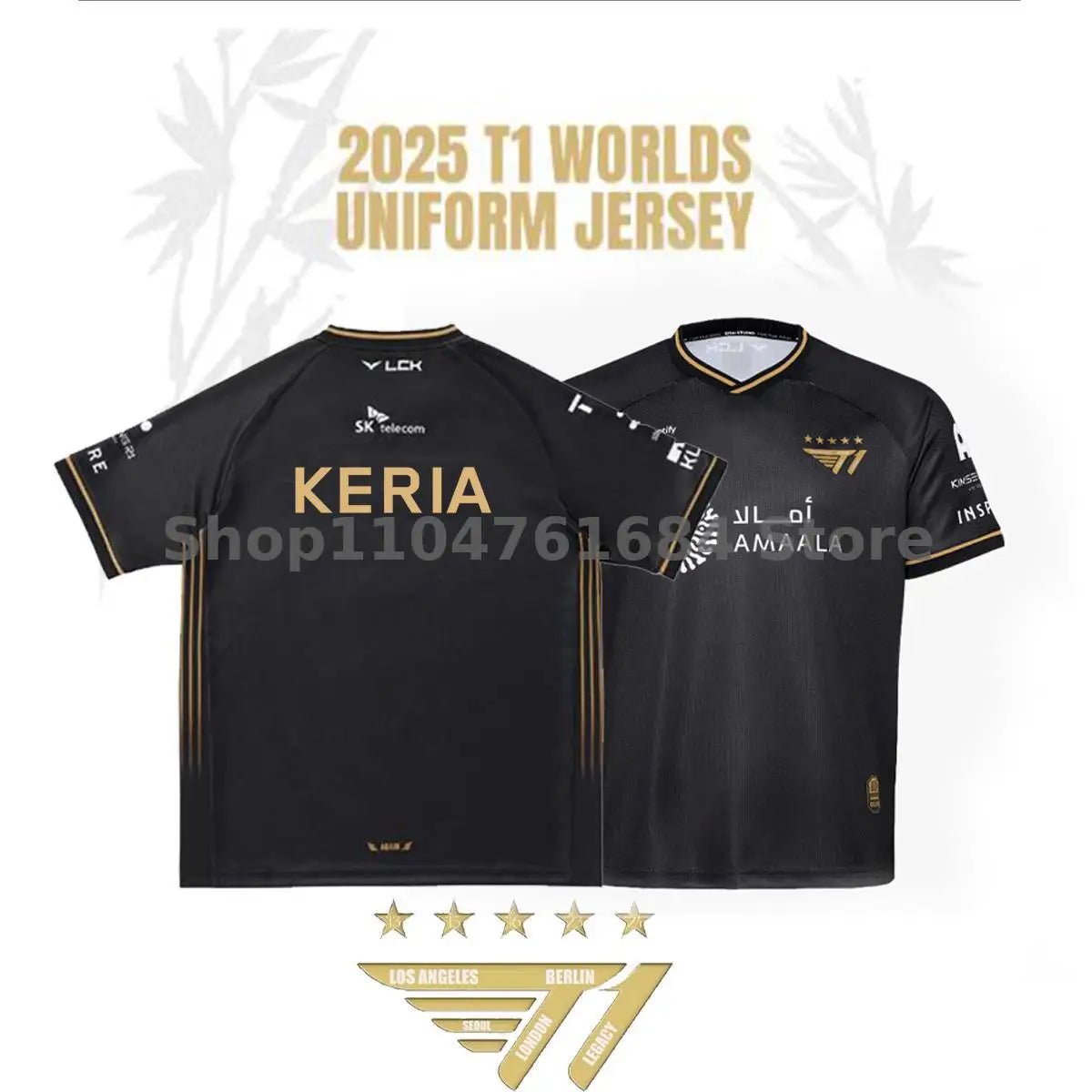 T1 Esports Team Jersey – 2025 League of Legends World Finals Uniform - lily supply
