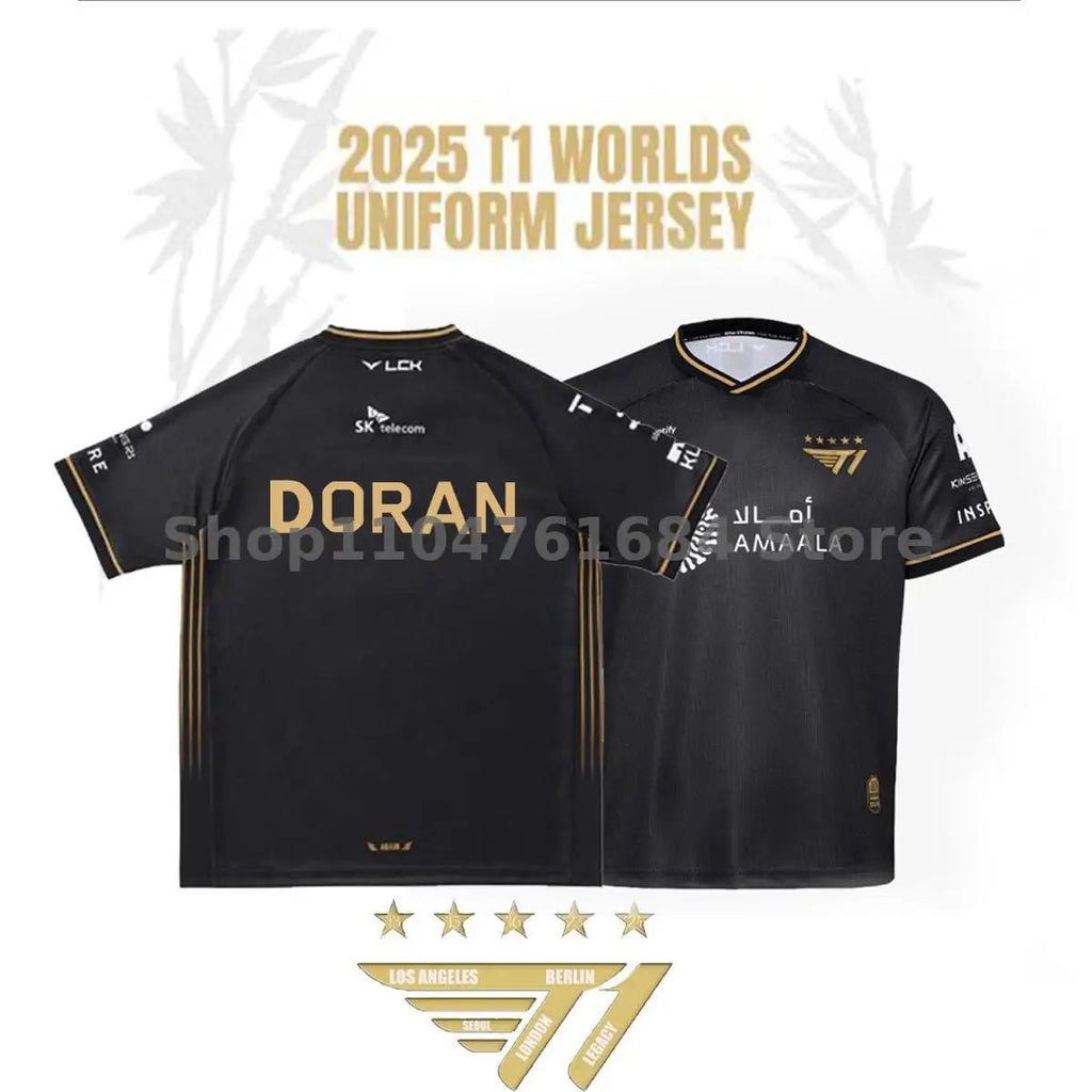 T1 Esports Team Jersey – 2025 League of Legends World Finals Uniform - lily supply