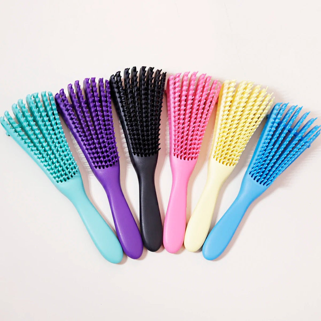 Scalp Massage Brush - Anti - Static Wet Curl Salon Hair Brush - lily supply