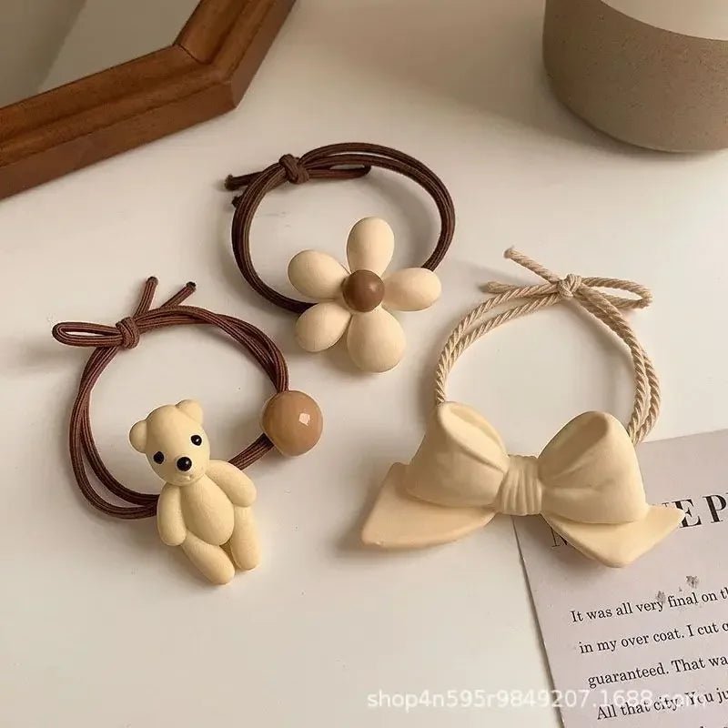 Trendy Minimalist Elastic Scrunchie - Elegant Durable Ponytail Holder - lily supply