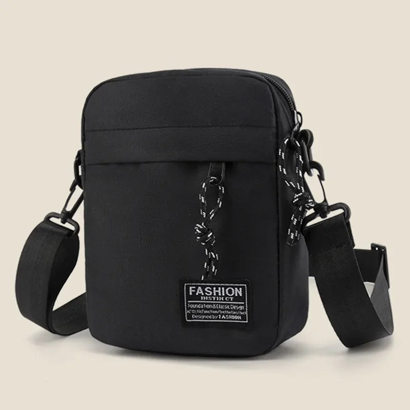 Men's Small Square Crossbody Satchel Bag – Oxford Cloth Fashion Casual Handbag