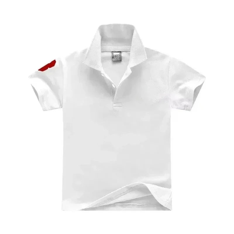 Baby Boys Cartoon Embroidery Polo Shirt