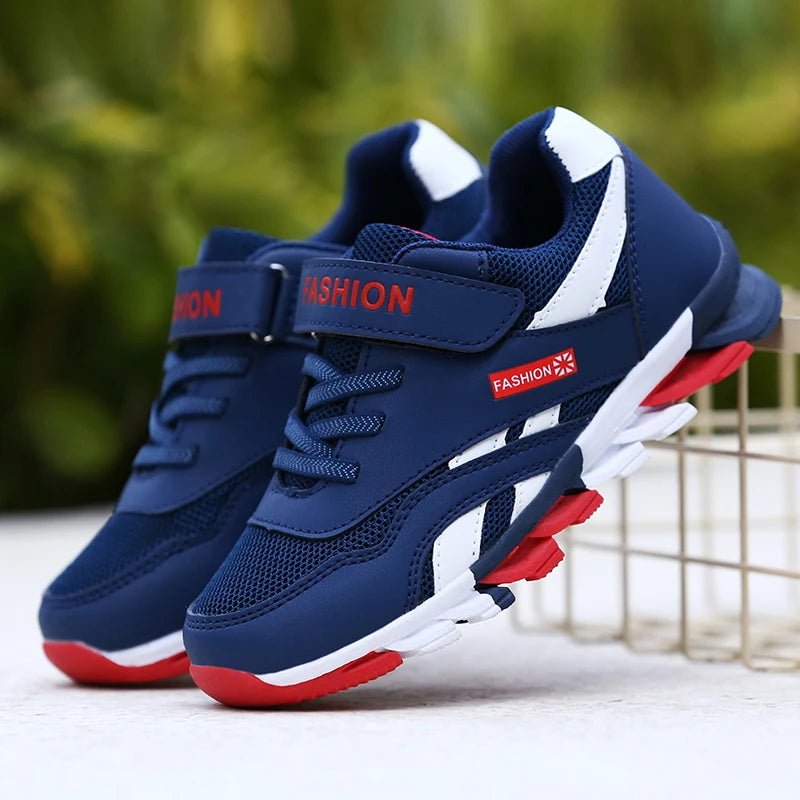 Kids Sneakers for Boys Girls Running Tennis Shoes Lightweight Breathable Sport Athletic - lily supply