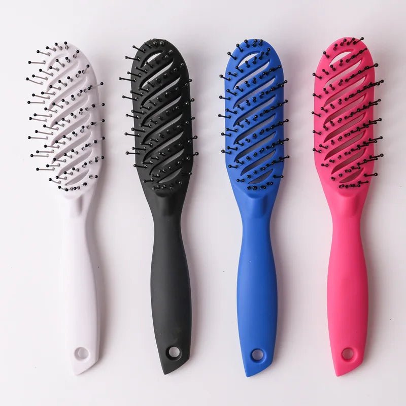 9 - Row Detangling Hair Brush - Scalp Massage Styling Hairbrush - lily supply