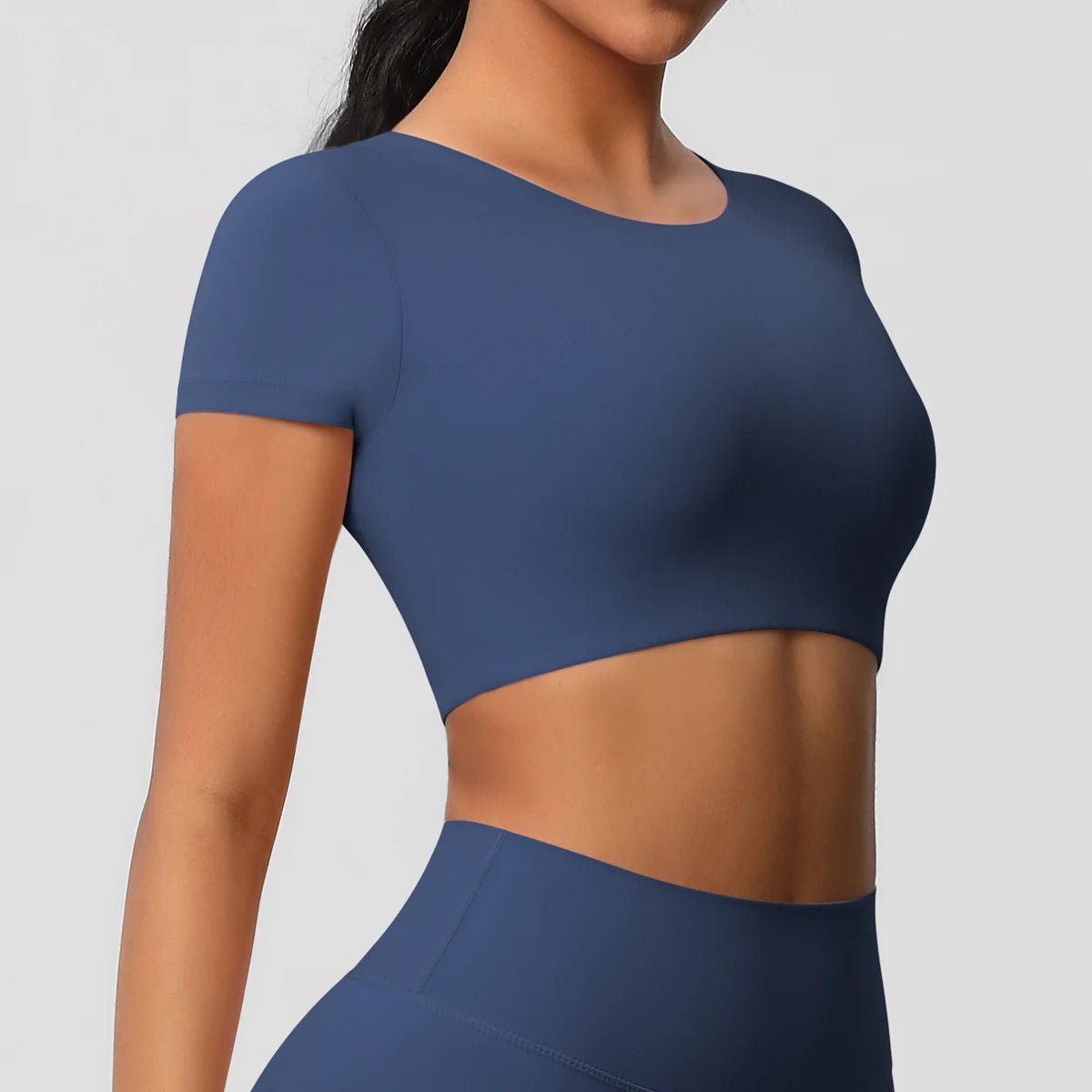 Women's Padded Sports T-Shirt | Gym Yoga Running Active Top - Women's Clothing - lily supply