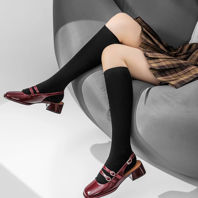 Women's 100% Merino Wool Knitted Pile Stockings – Warm Winter Socks - lily supply
