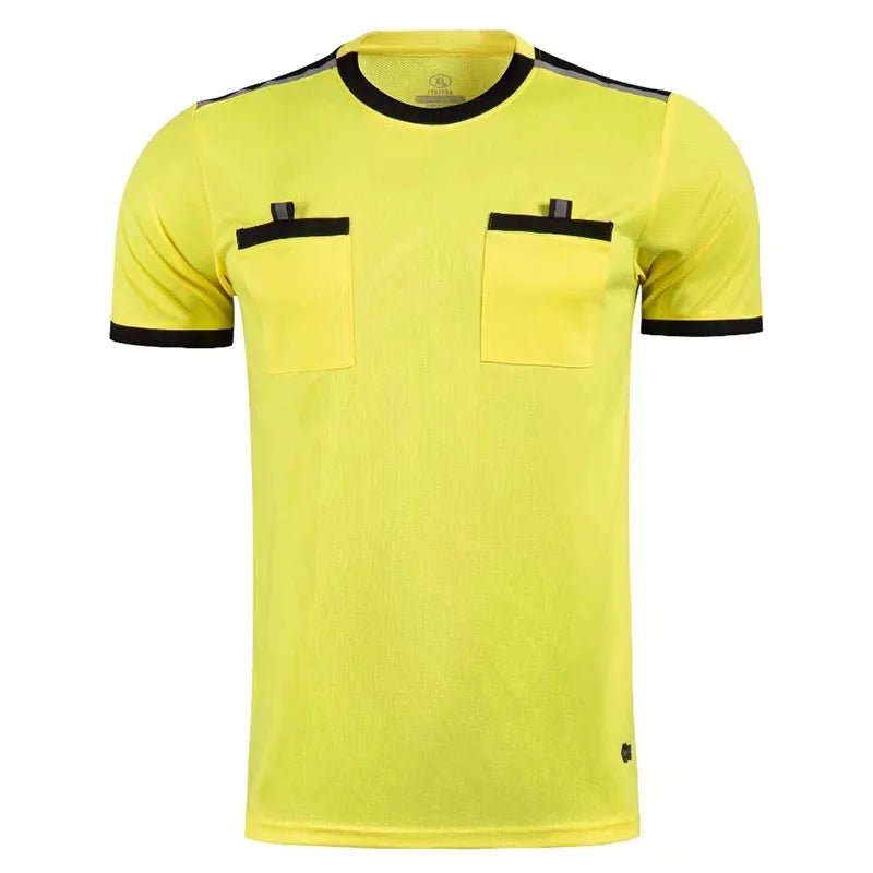 Football Referee Kit 2025 – Short Sleeve Jersey with Pockets - lily supply