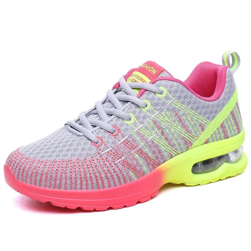 Women Sports Shoes Outdoor High Quality Running Shoes Breathable Athletics Casual Sneaker Ladies Non - slip Sport Walking Shoes - lily supply