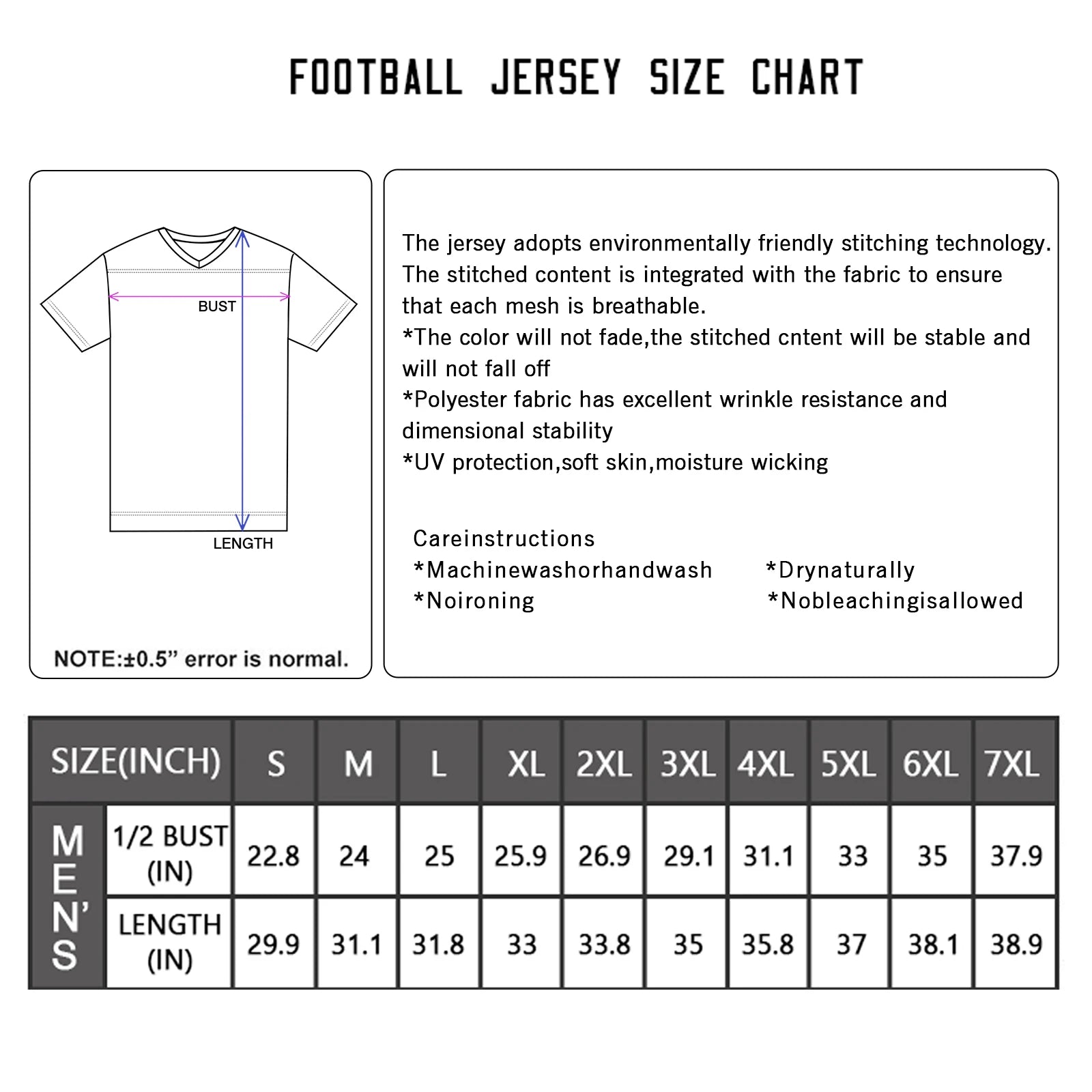 Custom American Football Jersey – Personalised Team Name & Number - lily supply