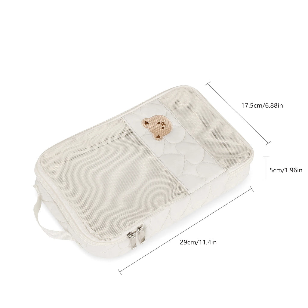 Travel diaper bag bag, waterproof portable diaper bag for baby clothes, mother toiletries bag, suitable for travel mommy bag