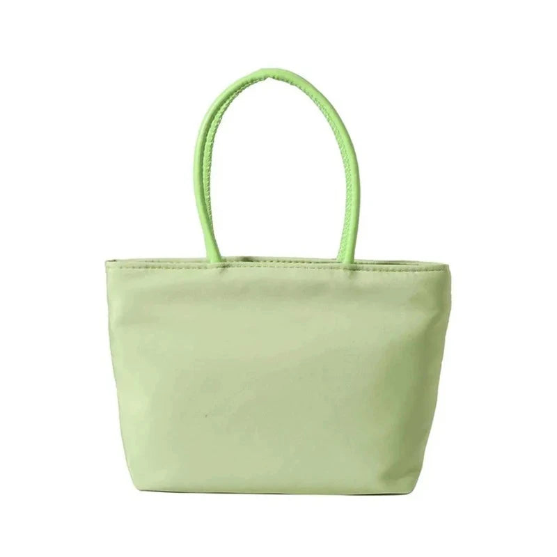 Women's Mini Nylon Tote Bag - Waterproof Shoulder Bag