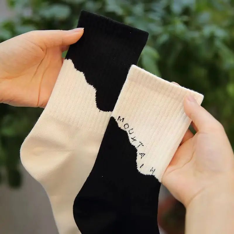 4 Pairs Soft Breathable Socks – Unisex Casual Everyday Socks - lily supply