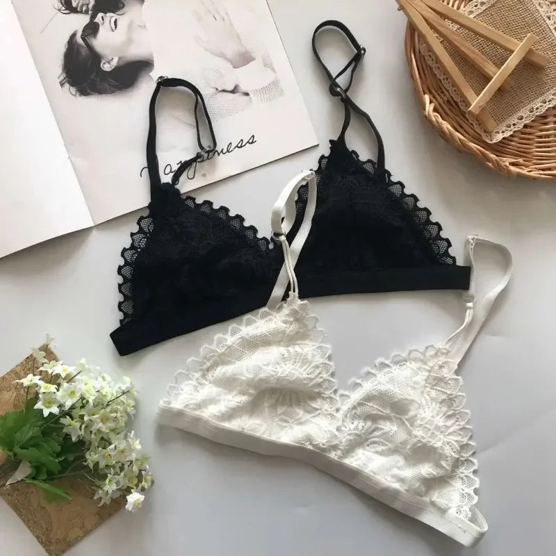 Women's Lace Tube Top Hollow Bralette