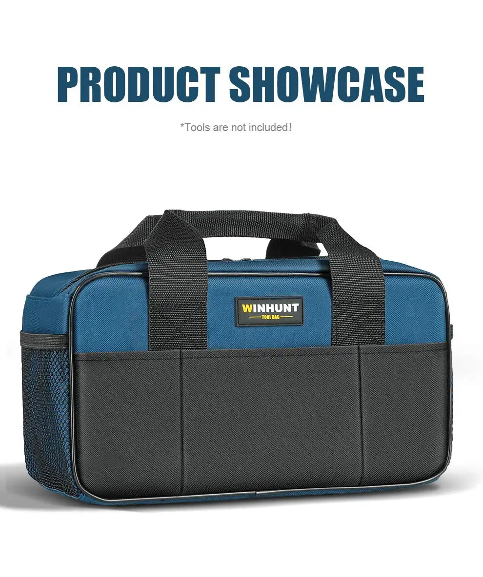 Heavy Duty Tool Tote Bag - 14 Inch Storage Organiser with Multiple Pockets