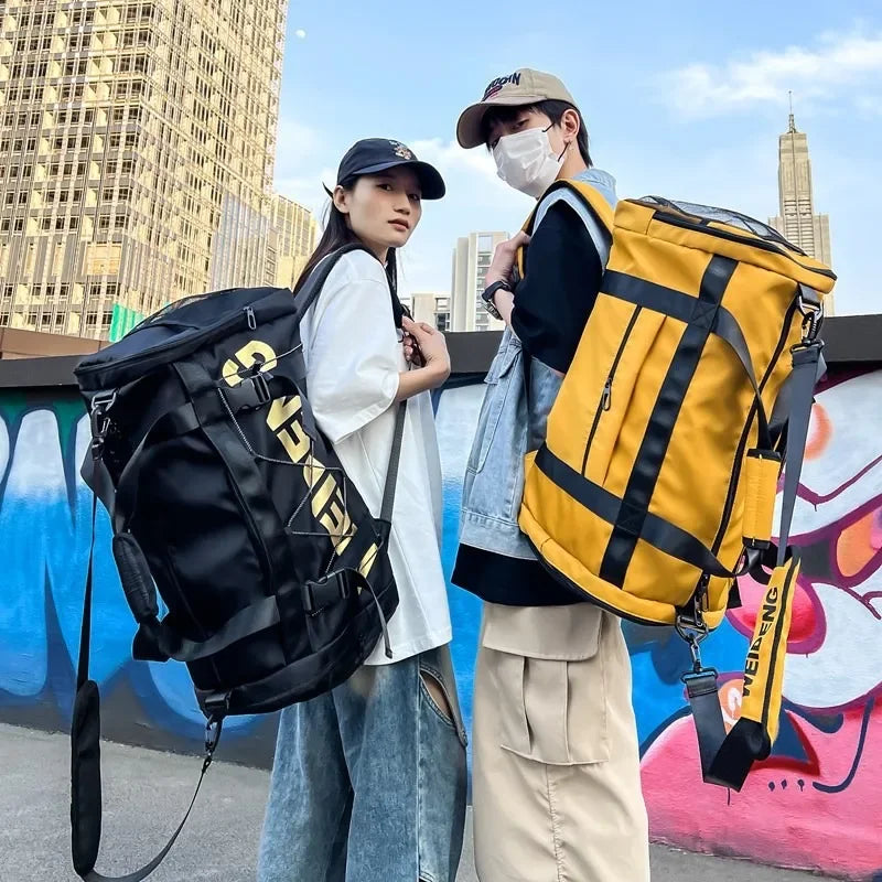 Large Travel Bag Duffle Backpack Women Gym Pack Men Tote Gym Bags Training Shoulder Sports Bag for Basketball