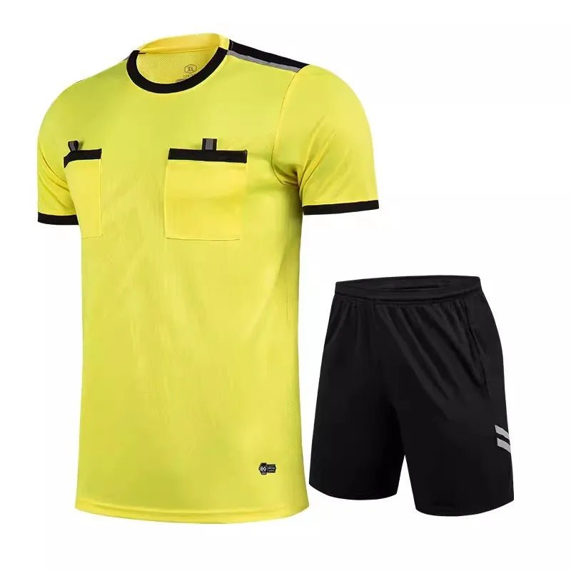 Football Referee Kit 2025 – Short Sleeve Jersey with Pockets - lily supply