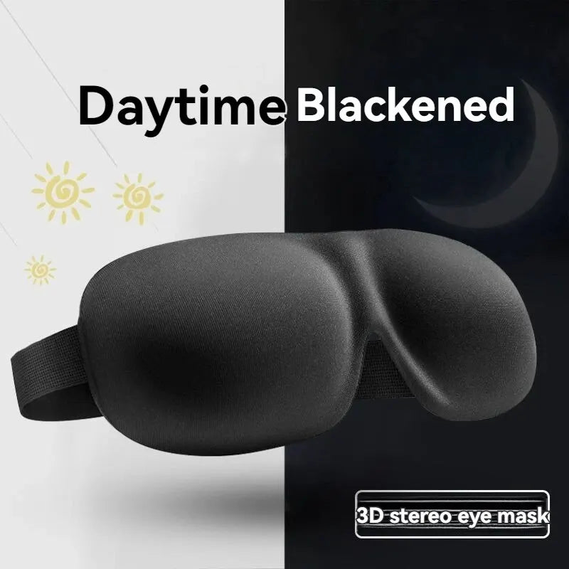 3D Non - Marking Three - Dimensional Eye Mask Without Nose Simple Solid Color Blackout Sleep Students Lunch Break Eye Masks - lily supply