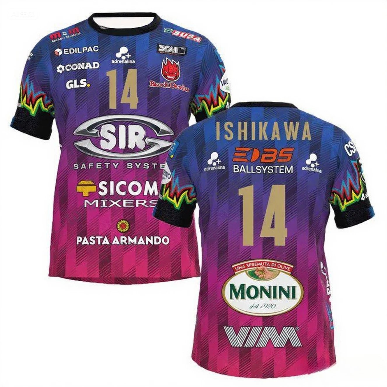 Sir Safety Perugia 14 Volleyball Jersey – Unisex Fan Shirt - lily supply
