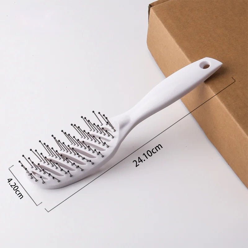9 - Row Detangling Hair Brush - Scalp Massage Styling Hairbrush - lily supply