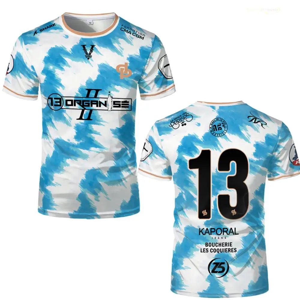 JUL Marseille Football Jersey – Hip Hop All - Over Print Streetwear - lily supply