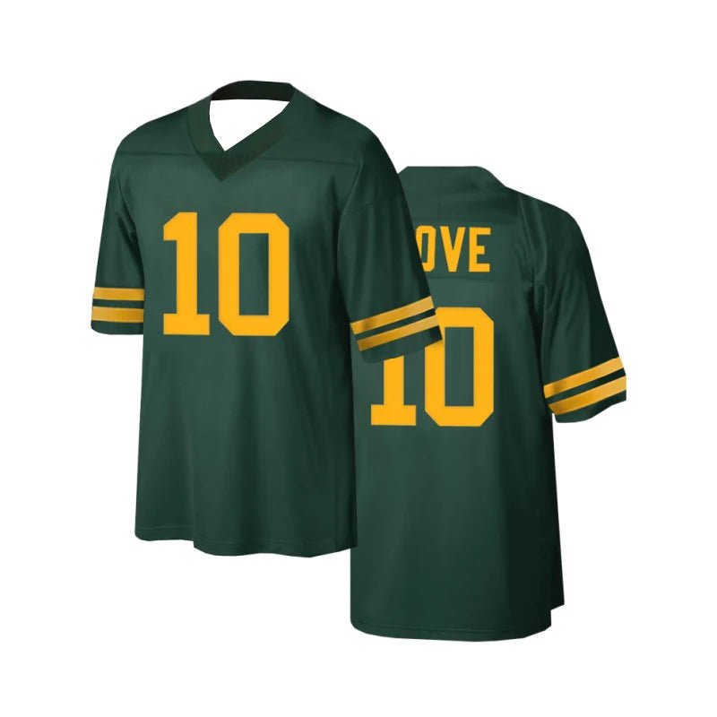 Men's 10 American Football Jersey – V - Neck Quick - Dry Training Shirt - lily supply